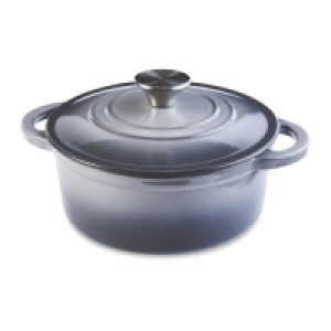 Grey Cast Iron Casserole Dish 20cm