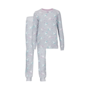Kids Organic Grey Horses Pyjamas