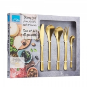 Amefa Celebration Party Set 10 Pcs Gold
