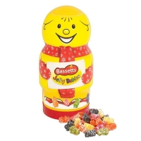 QDStores  Bassetts Jelly Babies Jar (495g) - Yellow