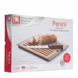 Panini Set Cutting Board & Bread Knife