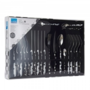 JTF  Amefa Eclat Dots Mono Cutlery Set 24Pc