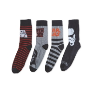 Mens Star Wars Socks 4 Pack £4.99