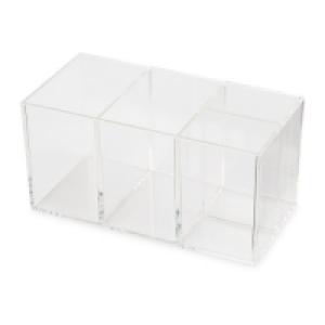 Clear Tall Organiser