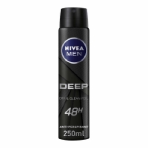 Nivea Men Deep Dry and Clean Feel Anti-Perspirant Deodorant  £1.60