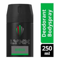 Wilko  Lynx XXL Africa 48 Hour Fresh Deodorant & Bodyspray 250ml