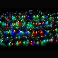 QDStores  2000 LED Multicolour Outdoor Animated Cluster Fairy Light Ma