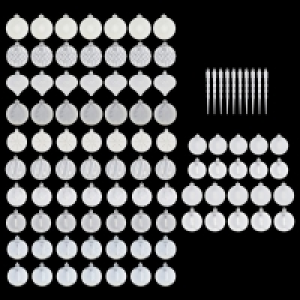 Glimmer Luxury Baubles 100pk