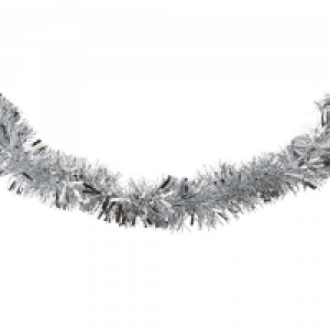 Premium Tinsel Silver 2m