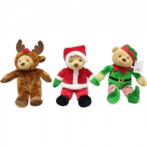 Cute Christmas Bear Plush Assorted
