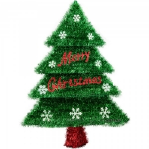 Tinsel Plaque Tree