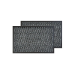 Aldi  Grey Fleck Utility Mats Twin Pack