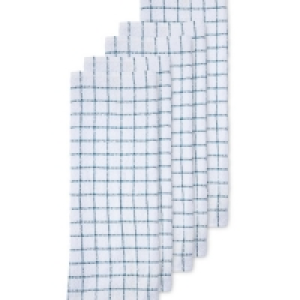 Teal Cotton Terry Tea Towel 5 Pack