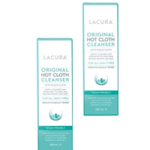 Lacura Hot Cloth Cleanser 2 Pack