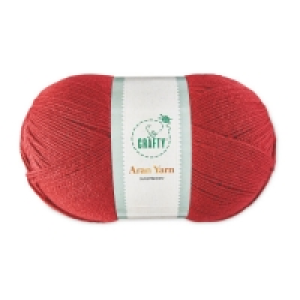 So Crafty Raspberry Aran Yarn