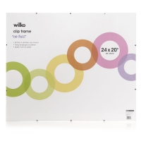 Wilko  Wilko Plastic Front Clip Frame 24 x 20 Inch