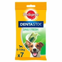 Wilko  Pedigree 7 pack Dentastix Daily Oral Care Dog Treats for Sma