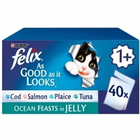 Wilko  Felix As Good As It Looks Adult Cat Food Chunks In Jelly Oce