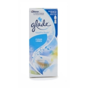 Wilko  Glade Touch and Fresh Clean Linen Air Freshener Unit Refill 