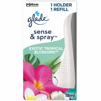 Wilko  Glade Sense and Spray Holder and Refill Tropical Blossoms Ai