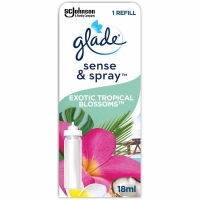 Wilko  Glade Sense and Spray Refill Tropical Blossoms Air Freshener