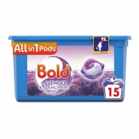 Wilko  Bold All-in-1 Pods Washing Liquid Capsules Lavender and Camo