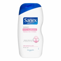 Wilko  Sanex Hypoallergenic Shower Gel for Very Sensitive Skin 500m