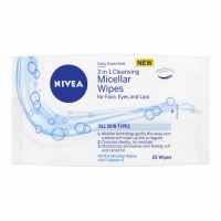 Wilko  Nivea Daily Essentials 3 in 1 Cleansing Micellar Wipes 25 pa