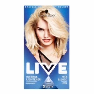 Wilko  Schwarzkopf LIVE Intense Highlighter Max Blonde 00B Permanen