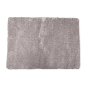 Light Grey Large Luxury Shaggy Rug
