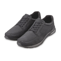 Aldi  Mens Black Casual Comfort Shoes
