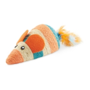 Aldi  Scratch & Play Coral Mouse Cat Toy