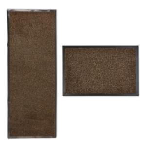 Dark Brown Dirt Buster Mat & Runner