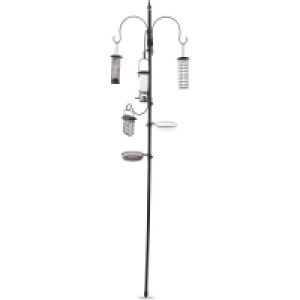 Black Complete Bird Feeding Station