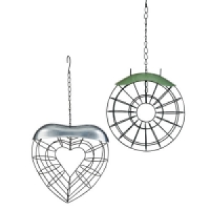 Wreath & Heart Bird Feeder 2 Pack