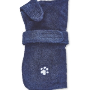 Pet Collection Navy Dog Towel Coat