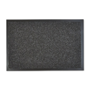 Dark Grey Edged Dirt Buster Mat