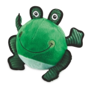 Frog Plush Football Dog Toy