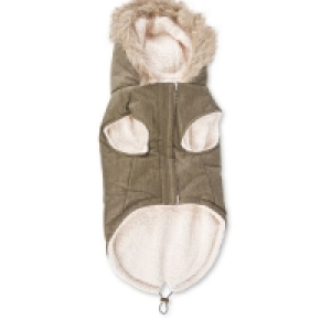 Pet Collection Khaki Dog Parka Coat