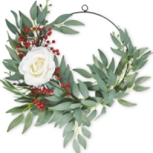 Circle Christmas Faux Foliage Wreath