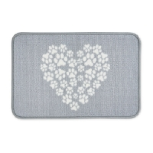 Heart Washable Pet Feeding Mat