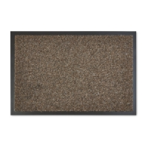 Light Brown Edged Dirt Buster Mat