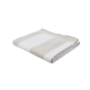 Grey Stripe Bath Towel
