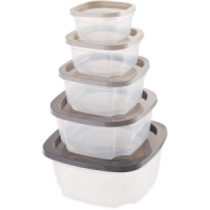 Grey Square Nestable Containers