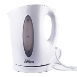 QDStores  Fine Elements 1.7 Litre Plastic Cordless Jug Kettle - White