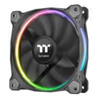 Overclockers Thermaltake ThermalTake Riing 14, 140mm LED RGB Radiator Fan TT Premium 