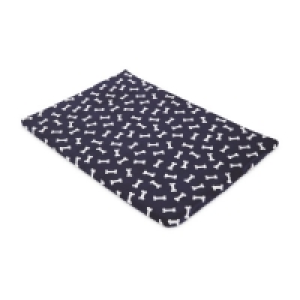 Extra Large Navy Bone Pet Mattress
