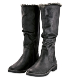 Aldi  Black Ladies Knee High Boot