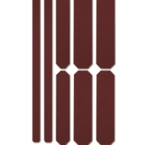 Red Stick-On Reflective Strips