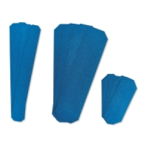 Blue Iron-On Reflective Strips
